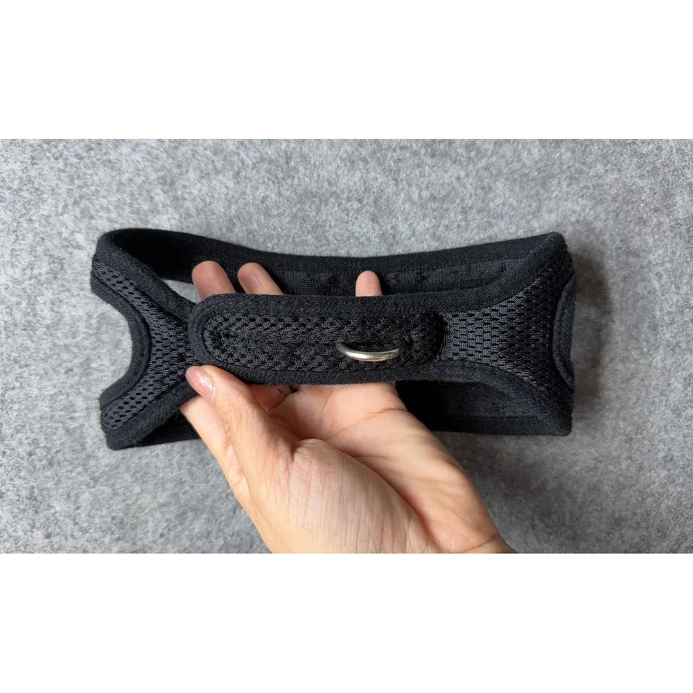ChokeFree Velpro Mesh Pet Harness Black Step In No Choke Dog Cat Size L
